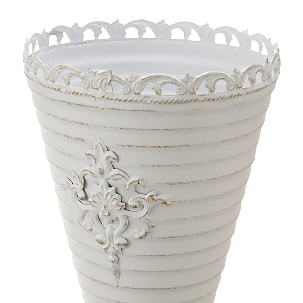 パシフィックGLD プランター アイアンプランター ホワイト φ15